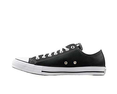 Converse Unisex - Erwachsene Chuck Taylor Core Lea Ox Sneaker, Schwarz (Black), 36.5 EU