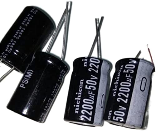 Kondensator-Set, 10 Stück, Kondensator 50 V, 2200 UF, 2200 UF, 50 V, alle Plug-in-Serie, Aluminium-Elektrolytkondensatoren. Spezifikationen: 16 x 25 Kondensatoren Passive Components