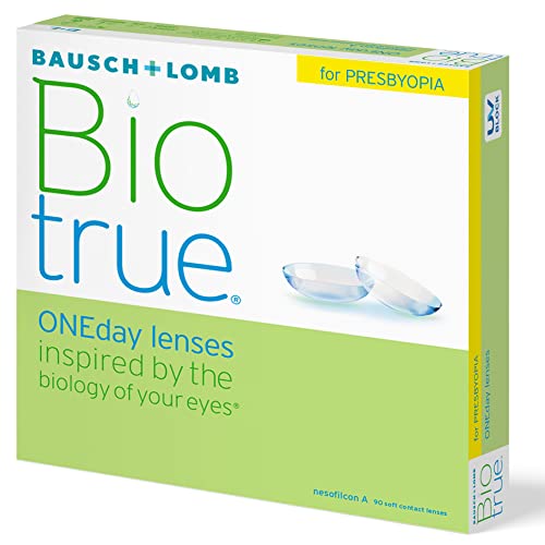 Biotrue ONEday for Presbyopia multifocale Tageslinsen weich, 90 Stück / BC 8.6 mm / DIA 14.2 mm / ADD LOW / +5.5 Dioptrien