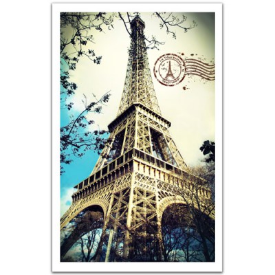 Pintoo Kunststoffpuzzle - Eiffelturm, Paris 1000 Teile Puzzle Pintoo-H1485