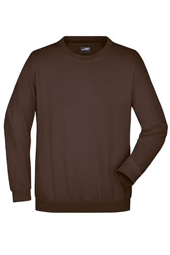 James & Nicholson Herren Sweatshirt Round Heavy 4XL,Graphite [Sports Apparel] 4XL,Graphite