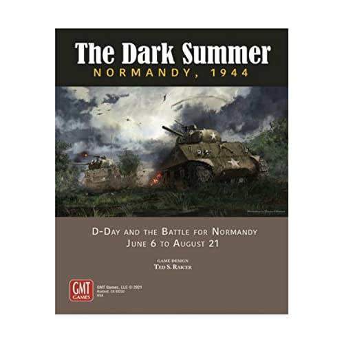 The Dark Summer: Normandy 1944 Brettspiel von GMT Games 2 Spieler Brettspiele für Familie 480 Minuten Gameplay Spiele für Spieleabend Jugendliche und Erwachsene ab 14 Jahren englische