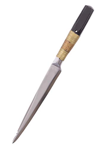 Mittelalterliches Tafelmesser mit Lederscheide - Essmesser Messer LARP Ritter Wikinger Mittelalter