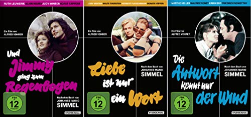 Johannes Mario Simmel Edition - Liebe ist nur ein Wort + Und Jimmy ging zum Regenbogen + Die Antowrt kennt nur der Wind [3er DVD-Set]