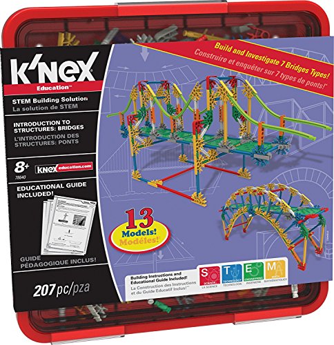 K'NEX 34249 - Education - Intro To Structures, Bridges - 207 Pieces - 8+ - Bau- und Konstruktionsspielzeug