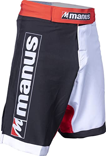 manus MMA Shorts - Gr. S = 160 cm, schwarz-Weiss