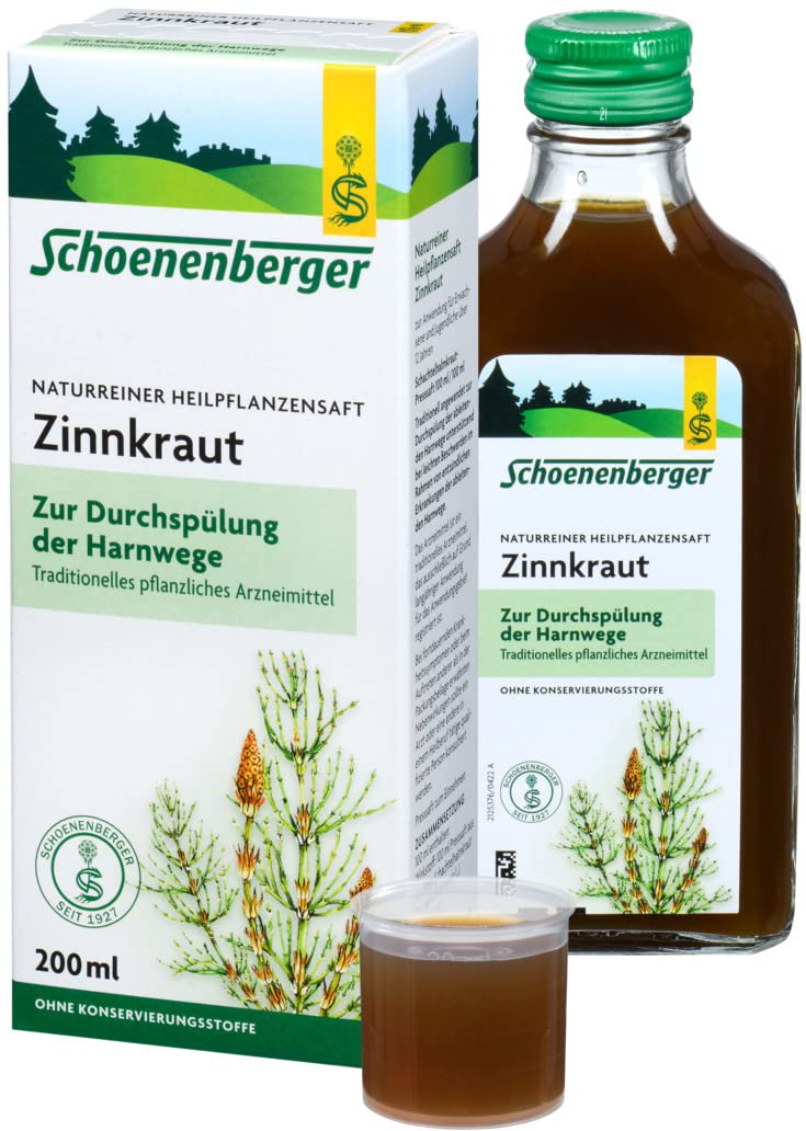 Schoenenberger Bio Zinnkraut,Naturreiner Heilpflanzensaft WS (2 x 200 ml)