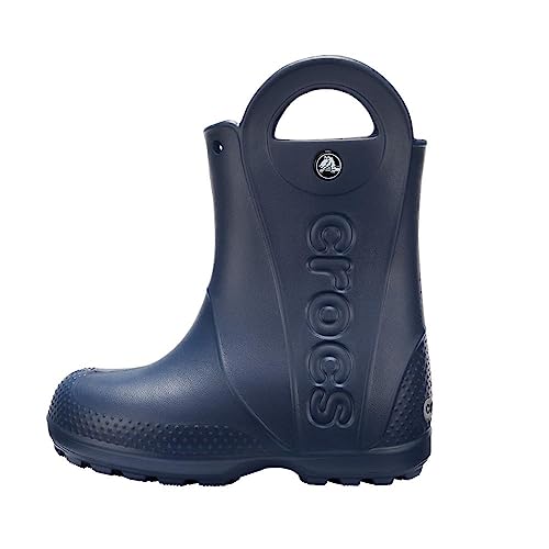 Crocs Unisex-Kinder Handle It Rain Boot Gummistiefel, Blau (Navy), 23/24 EU