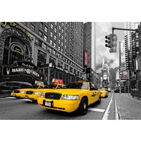 papermoon Vlies- Fototapete Digitaldruck 350 x 260 cm, Time Square HR Cafe