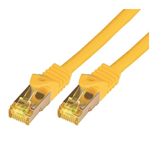 Mcab CAT7 S-FTP-PIMF-LSZH-30.0M-YEL Ethernet-Kabel (30 m) gelb