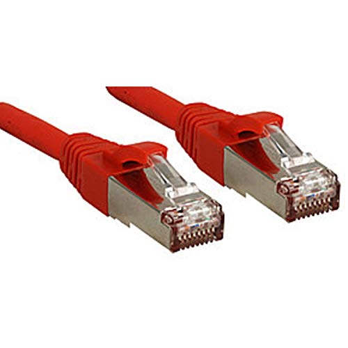 LINDY Kabel Netzwerk Patchkabel Cat. 6 S/FTP PIMF Premium, Kupfer, LSOH, 500 MHz, rot, 30 m
