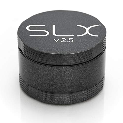 Kräutermühle von SLX – Kräuter-, Gewürz- und Tabakmühlen 62 mm Char.grey