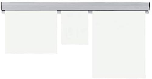 Franken GmbH PKS150 - Papierklemmschiene aus Kunststoff, 150 x 4 cm, grau