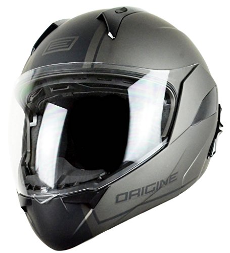 Origine helmets Riviera Dandy aufklappbare Helme, Schwarz/Grau, Größe XS