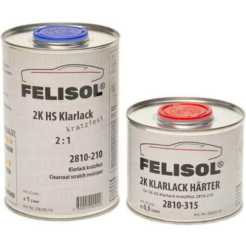 Lackpoint 1,5 Liter Set 2K HS Felisol Klarlack für Basislack Autolack