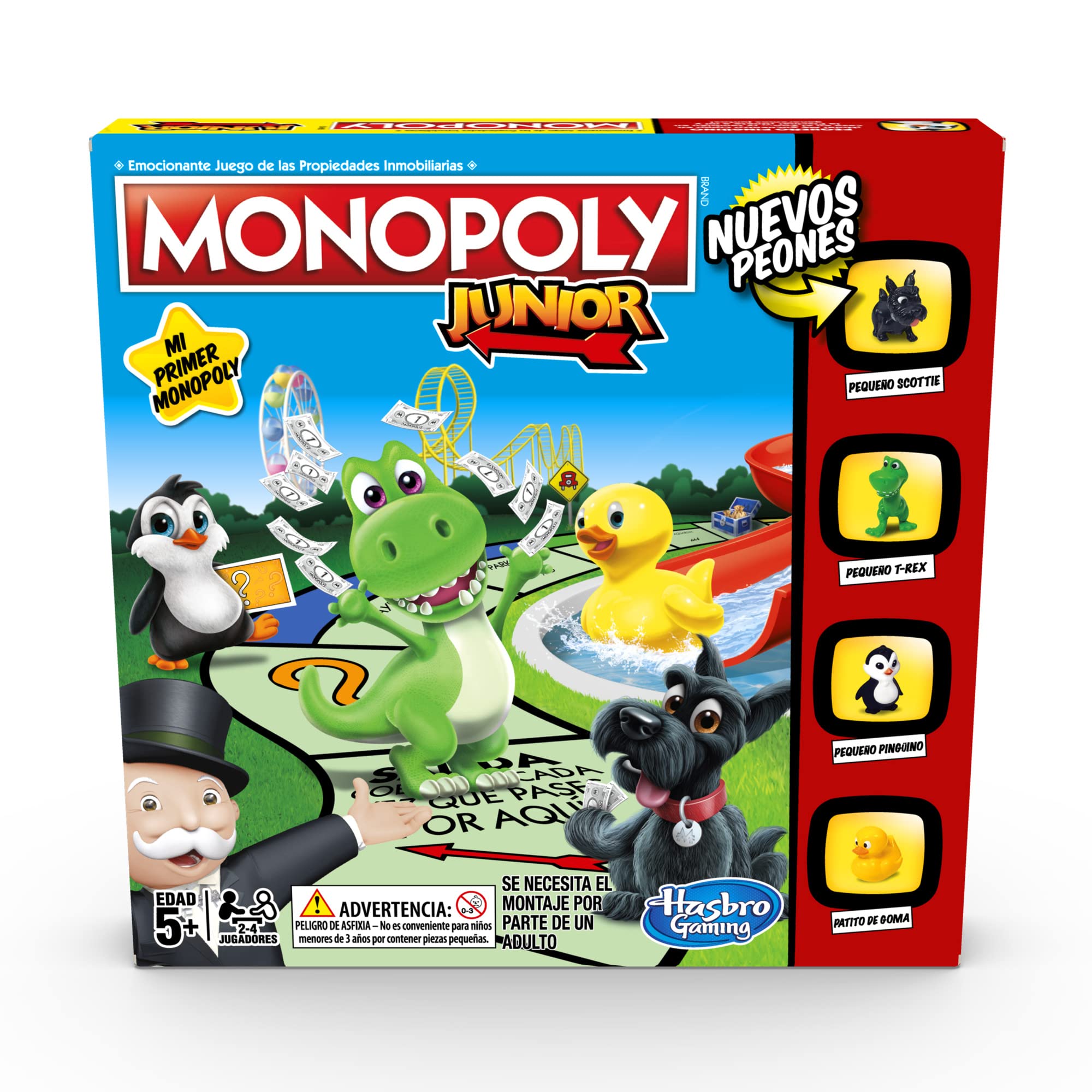 Monopoly Junior Hasbro A6984793 (Spanische Version)[Exklusiv bei Amazon]