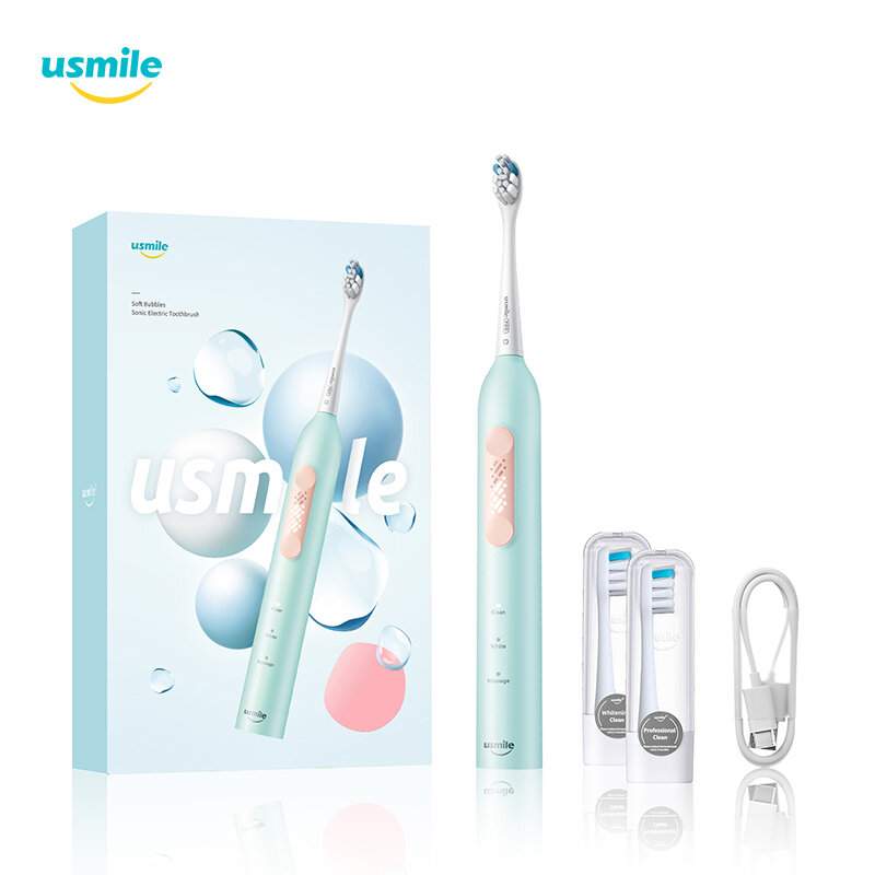 Usmile P4 Soft Bubbles elektrische Schallzahnbürste USB schnell wiederaufladbar IPX7 wasserdichte intelligente Zahnbürst