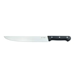 METRO Professional Metzgermesser, Edelstahl, 250 mm, Nietengriff, schwarz, Schlachtermesser, Butcher Knife, Leicht zu schärfen