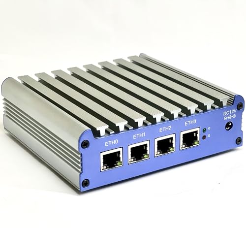 New J4125 Quad Core Firewall Micro Appliance, Mini PC, Nano PC, Router PC, 4 RJ45 2.5GBE Port AES-NI Compatible with Pfsense OPNsense