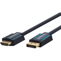 CLICK 44923 - DisplayPort 1.2 auf HDMI A Stecker, 4K 60 Hz, 1 m