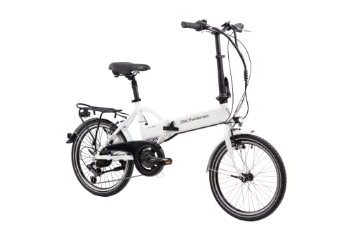 F.lli Schiano Unisex-Adult E-Sky E-Bike, Weiss, 37cm
