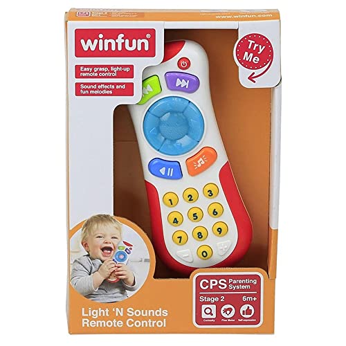 winfun Fernbedienung mit Licht und Sound für Babys, Weiß (CPA Toy Group 7300723)