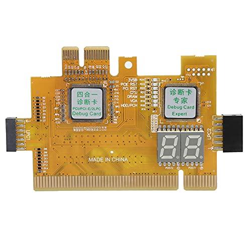 Desktop-Diagnosekarte,Motherboard-Erkennungskarte,PCI PCI-E 2LPC 4‑in‑1 Analyzer Motherboard 2‑Bit Debug Post Test Kit.