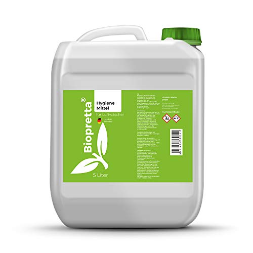 Biopretta Luftwäscher Universal Hygienemittel 5000 ml für alle Luftwäscher geeignet!Nur kurze Zeit!Großhandel,Wiederverkäufer Set