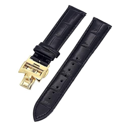 19mm 20mm 22mm Doppelseitige Rindsleder-Uhrenarmbänder für Vacheron VC Uhrenarmband Constantin für Männer und Frauen Rindslederarmbänder