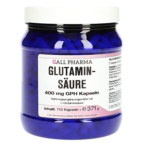 Gall Pharma Glutaminsäure 400 mg GPH Kapseln 750 Stück