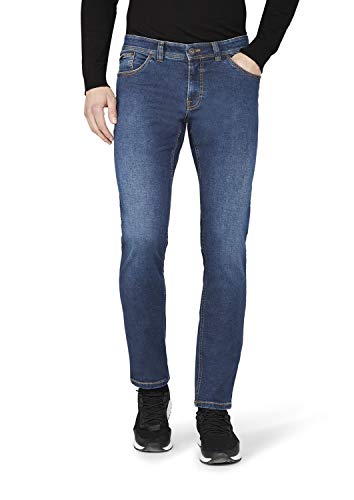 Atelier GARDEUR Herren Sandro Left Hand Twill Slim Jeans, Blau (Dunkelblau 168), W36/L30 (Herstellergröße:36/30)