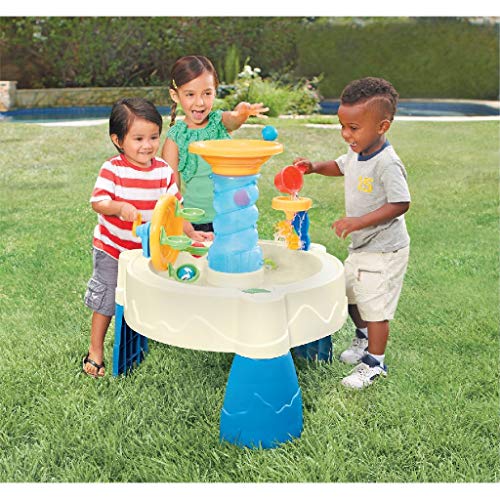 Little Tikes Spiralin' Seas Wassertisch - Gartenspiel - Fördert aktives und fantasievollen Spielen - Inklusive 5 Bälle und 1 Becher - Für Kleinkinder von 24 Monaten bis 6+ Jahren