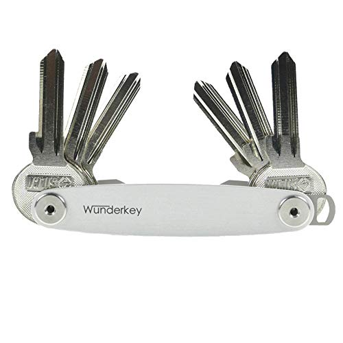 WUNDERKEY ® Aluminium - der Key Organizer Made in Germany [ Schlüssel-Organizer | Schlüssel-Etui | Schlüssel-Mäppchen | Smart Key Gadget | das Original bekannt aus GQ & Playboy ]