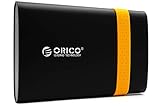 Orico 320GB Externe Festplatte 2.5 Zoll USB 3.0 Portable HDD Speicherplatte extern 2538U3 für Fotos PC smart TV Laptop Notebook Computer ps4 ps5 Xbox kompatibel mit Windows Mac OS Linux, orange