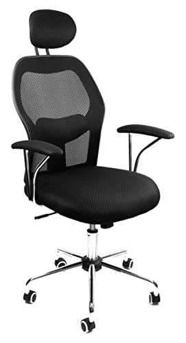 Kangaro K-850050 Executive Stuhl Sitzhöhenverstellung Stoffbezug. Hohe Rückenlehne, Kunststoff, Metal, 6,2x3.2x6,4 cm