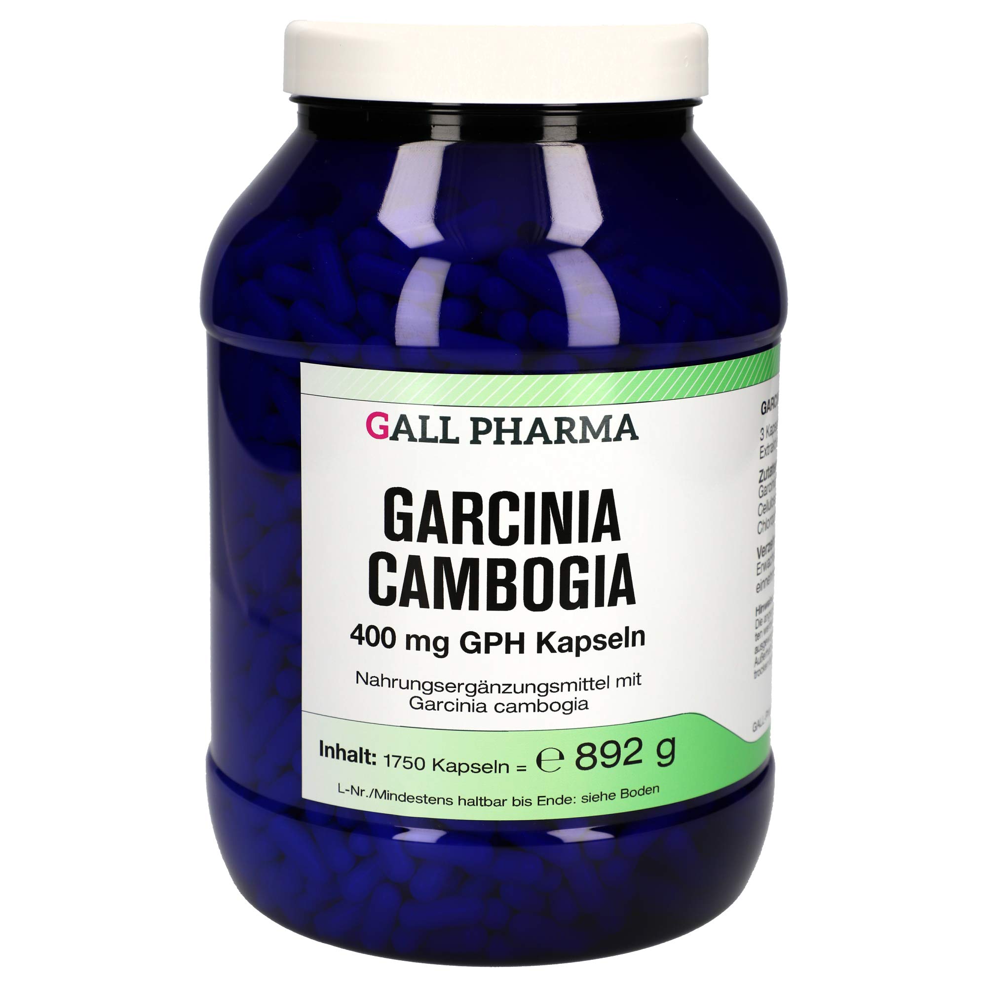 Gall Pharma Garcinia Cambogia 400 mg GPH Kapseln, 1er Pack (1 x 1750 Stück)