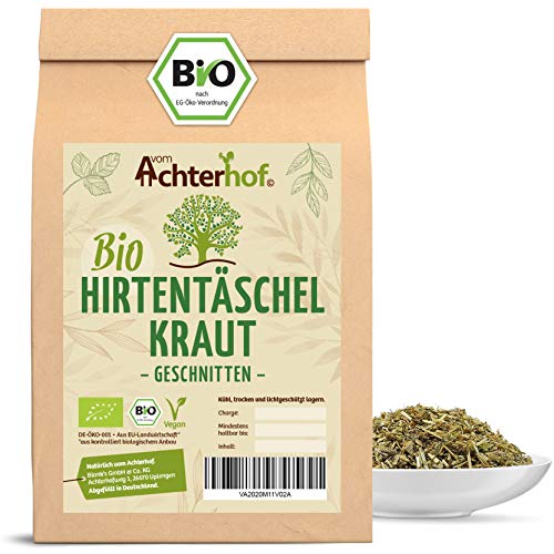 BIO Hirtentäschelkraut getrocknet geschnitten (500g) vom-Achterhof Hirtentäschel-Tee - Shepherds purse herb organic
