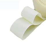 (10 Meter/Los) 1" (25/38 mm) Ripsband Großhandel Geschenkpapier Weihnachtsdekorationsbänder-Beige, 38 mm