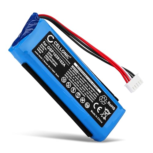 subtel® Qualitäts Akku kompatibel mit JBL Charge 3 - GSP1029102A (6000mAh) Ersatzakku Batterie