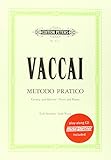 Metodo pratico di Canto Italiano: für Gesang und Klavier - Ausgabe für tiefe Stimme