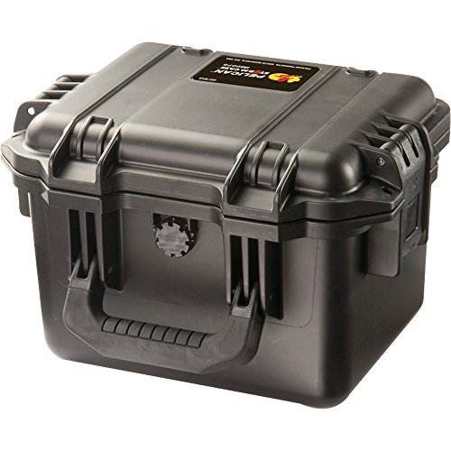 PELI Storm IM2075 Kleiner Wasserdichter Koffer für Kameraequipment, 8L Volumen, Hergestellt in den USA, Mit Schaumstoffeinlage (Anpassbar), Schwarz