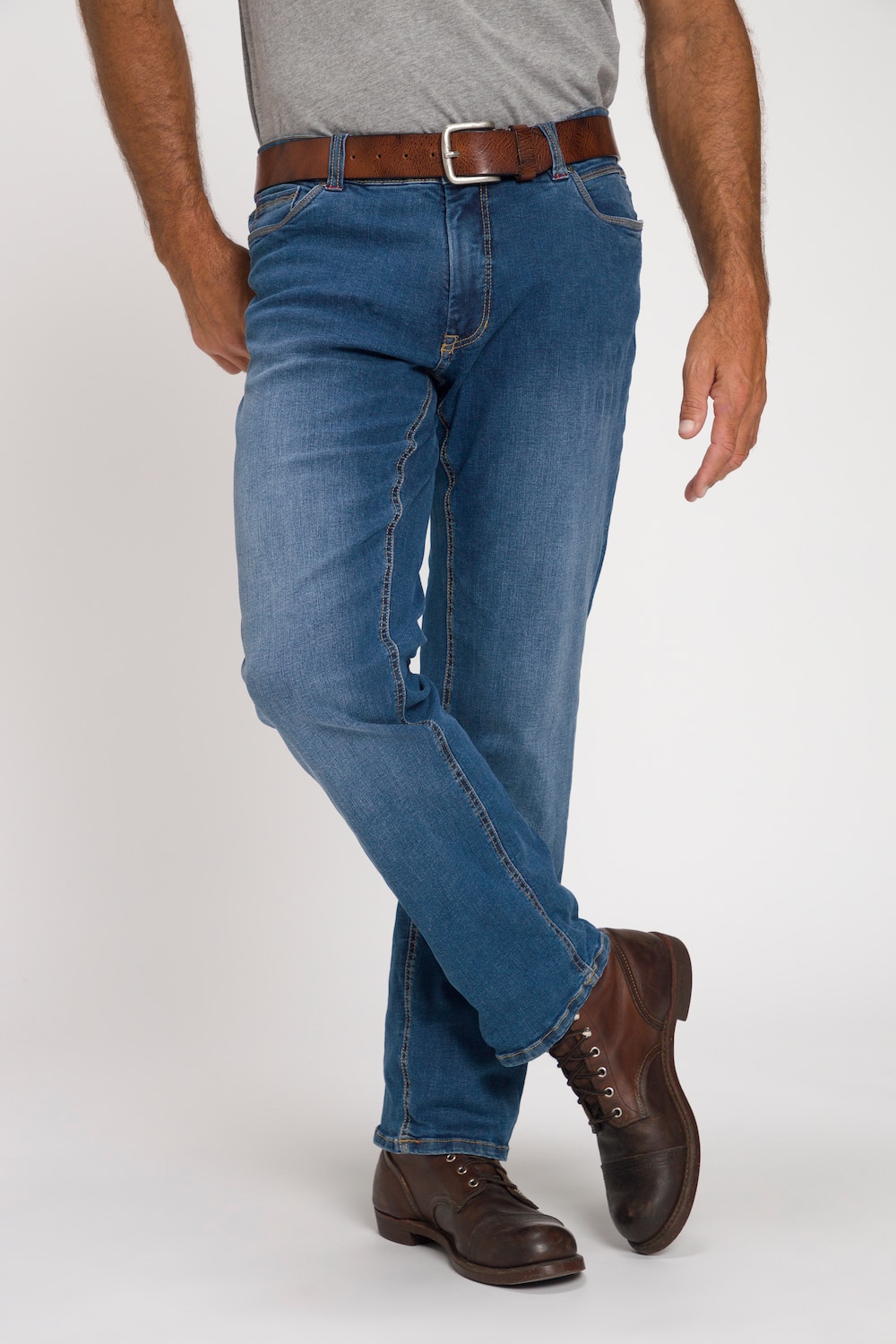 Große Größen Jeans, Herren, blau, Größe: 110, Baumwolle, JP1880