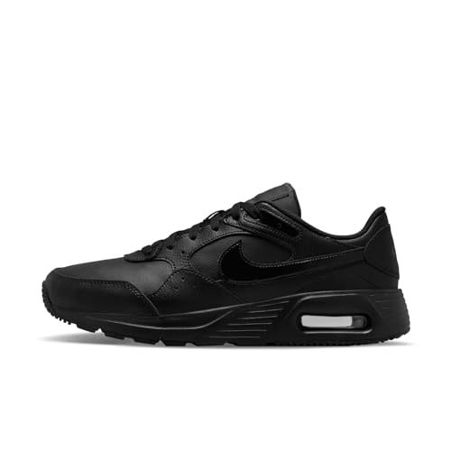 Nike Herren Air Max Sc Leather Running Shoes, Black/Black-Black, 48.5 EU