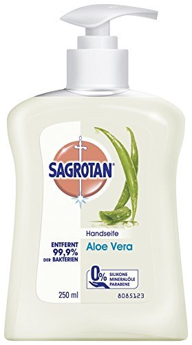 Sagrotan Flüssigseife Aloe Vera, 6er Pack (6 x 250 ml)