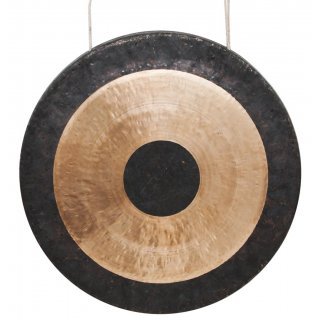 Tamtam Gong mit Rand 30 cm inklusive Schlägel Tam Tam Chau Gong Percussion Sphärisch Asien Meditation