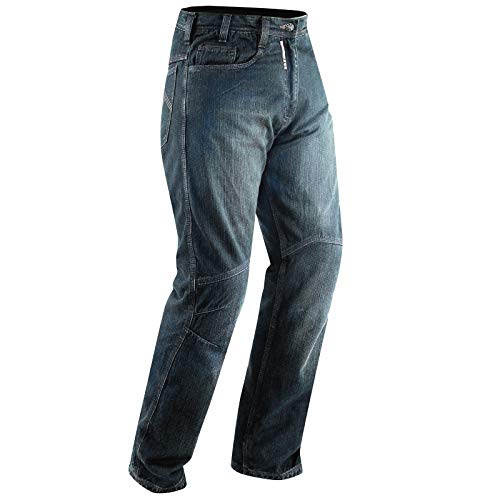 A-Pro Jeans CE Armored Motorcycle Motorbike Scooter Quad Pants Trousers Denim Blue 38