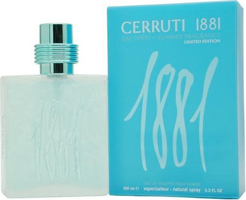 Cerruti 1881 Summer By Cerruti For Men, Eau De Toilette Spray, 3.3-Ounce Bottle by Nino Cerruti