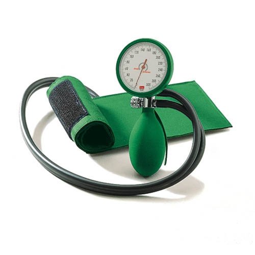 Blutdruckmessgerät boso clinicus II mit Klettenmanschette, grün