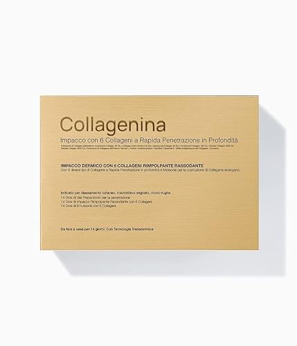 LABO Collagene Hautkompresse, 6 Kollagen, für das Gesicht, intensive Behandlung, Anti-Falten, straffend, Gr. 2