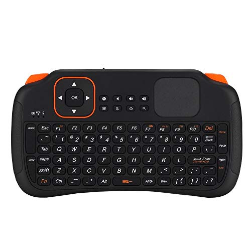2.4G Wireless-Tastatur, USB-Minitastatur mit Touchpad, wiederaufladbare 83-Tasten-Tastatur, ergonomisches Handdesign, geeignet für Spieleliebhaber